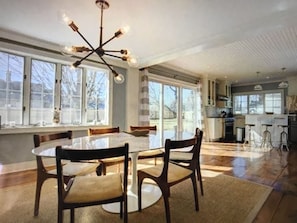 New kitchen and dining room