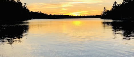 view from the dock