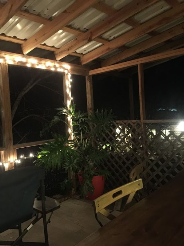 Evening on the deck