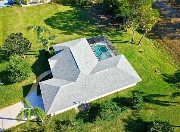 Ariel View of house