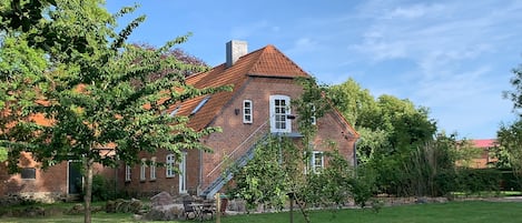 Treppenaufgang zur Ferienwohnung