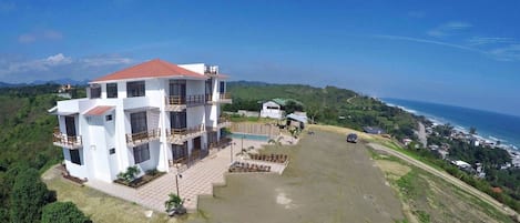 Panoramic views from the hill in Las Nunez Ecuador 