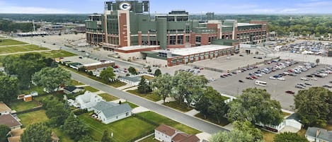 Aerial of Lambeau from Pack Shack 3!