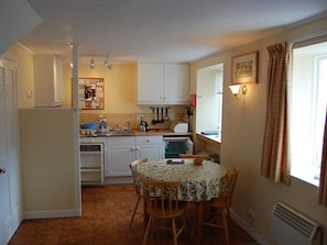 Dining area in East Bothy