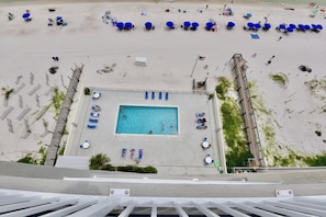 Balcony View of Pool