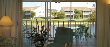 Living room and lanai