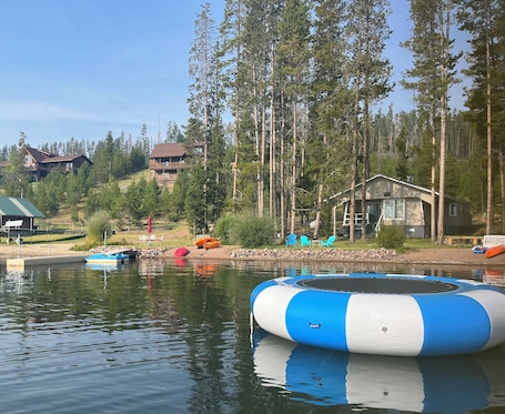 View of property from lake