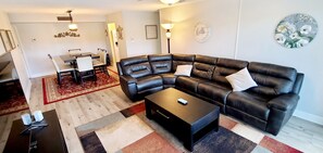 Living Room and Dining Area. 