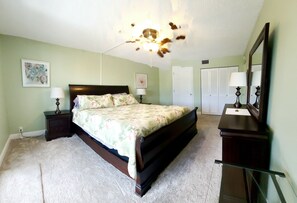 Massive Master Bedroom has tons of closet space. 