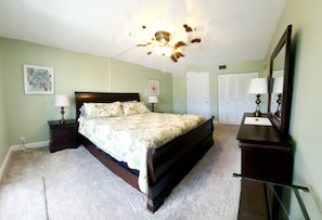 Massive Master Bedroom has tons of closet space.
