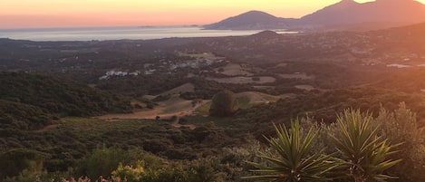 Coucher de soleil vu du Chalet