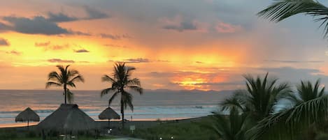 Vista para a praia ou o mar