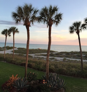 View of Gulf from balcony / porch