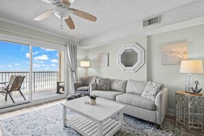 Royal Palms 503 Living area w/ Gulf views