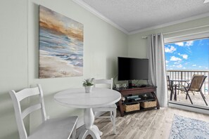 Royal Palms 503 Living area w/ Gulf views