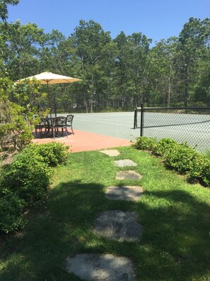 Har Tru private Tennis Court, maintained week 