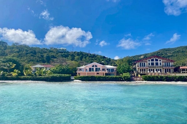 Rainbow Beach House viewed from the water