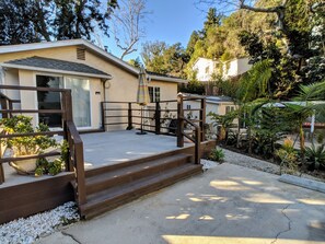 front patio & driveway