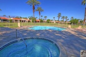 One of nine swimming pools on the complex.  Three pools within steps of the front door.