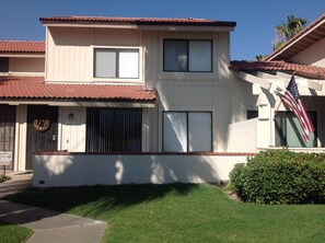Front of condo
