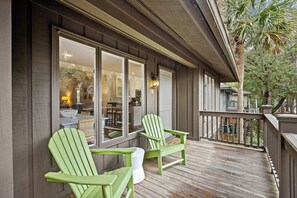 Relax on any of the porches