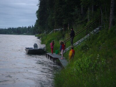 42 Feet of Private Fishing Dock on the Famous Kenai River!!!