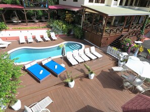 View of deck at Villa Capri 