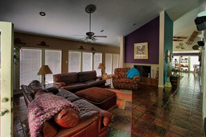 Large eclectic great room