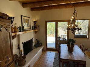 Dining Room w/ fireplace