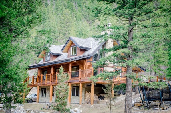 Front view of cabin