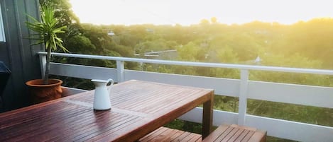 Hilltop views from balcony 