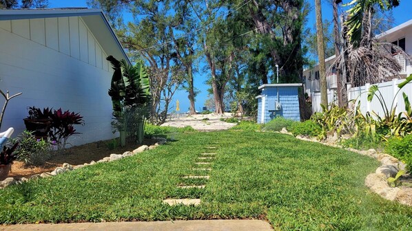 View to the beach out your front door