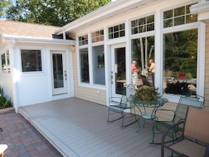 Front of house and front door all facing South Cove with spectacular views.