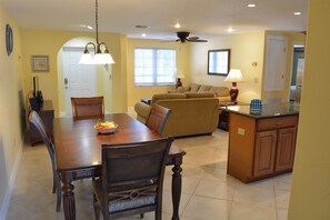 Living room / Dining Room, open plan from kitchen