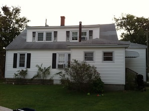 Back of house on waterfront
