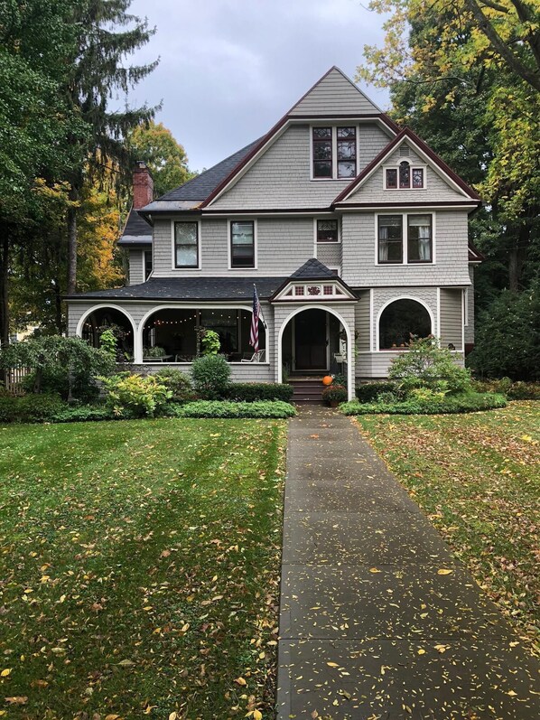 Front of house on the Main Street of town (college street)