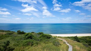 Path leading down to your private beach