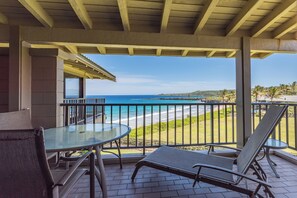 Enjoy the view while lounging outside on your covered lanai