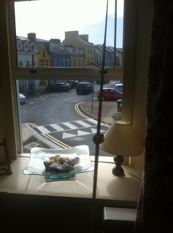 View to Clifden town from front living room