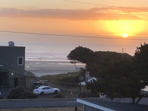 Sunset from the balcony.