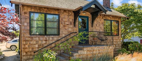Front of the house.