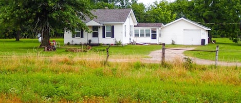 The FarmHouse. Home away from Home. But you don't have to mow or do the chores :)