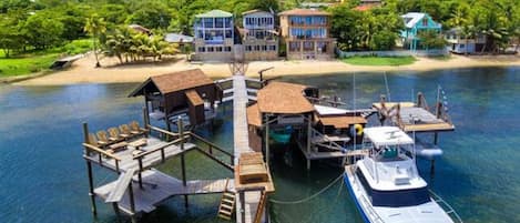 Turtle Casa's AMAZING dock, shared only with our two neighbors.