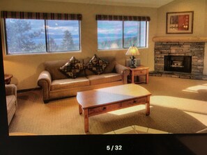 View of Lake Tahoe from living room