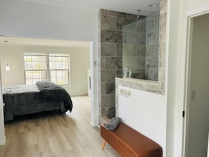 large walk in shower