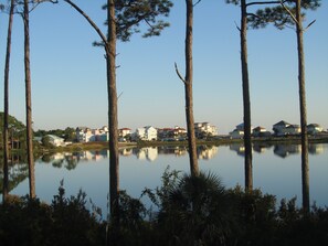 View from main level deck looking SE