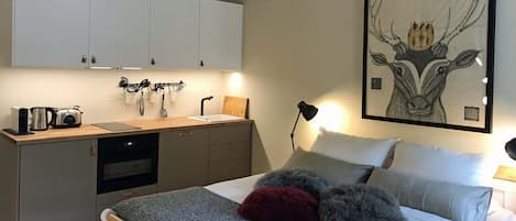 Ferienwohnung Kampenwand-Hupferl 1, Wohn-/Schlafraum mit Balkon 32 qm, App.204-Wohn-/Schlafraum mit Küche