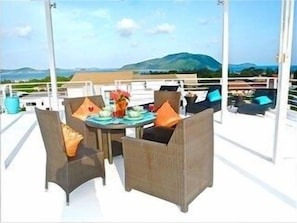 Very nice with a beautiful terrace