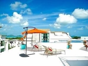 Very nice with a beautiful terrace