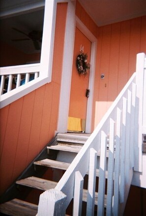 Steps Leading Up To Condominium E-14 On Third Level.
